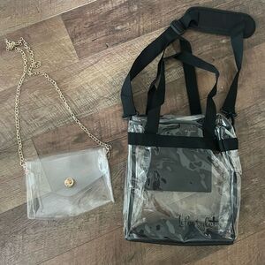 CLEAR Purse & Backpack, Great for attending events!